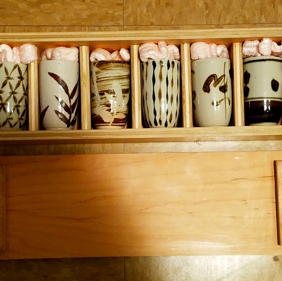 Other - Set of 6 Japanese tea glasses
